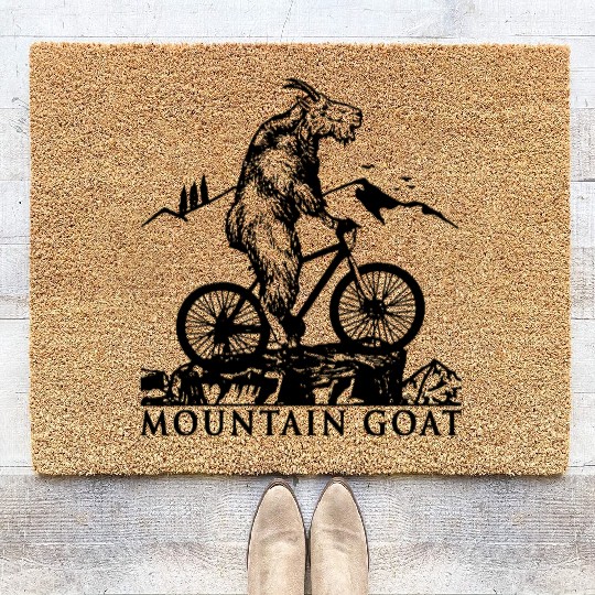 Mountain Bike Coir Doormats Mountain Goat Coir Doormats Cool