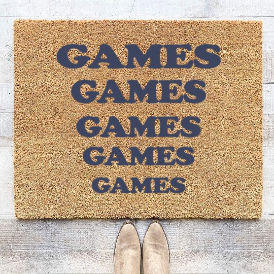 Adult Light Blue Adventureland Film Amusement Park Coir Doormats