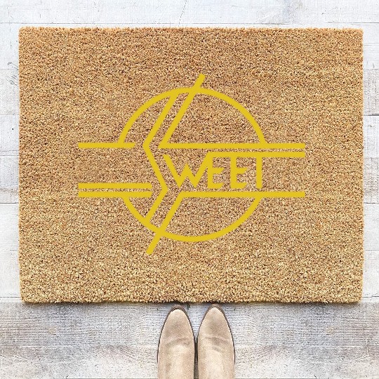 New THE SWEET BAND Glam 70s Classic Rock Band 70s Coir Doormats