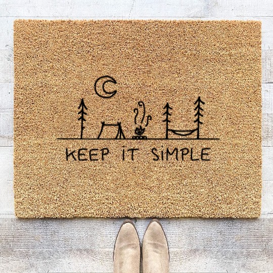 Keep it simple - Camping Coir Doormats