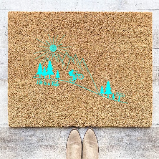 cycling mountain bike Coir Doormats