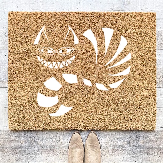 Alice In Wonderland Cheshire Cat Girls Coir Doormats Disn
