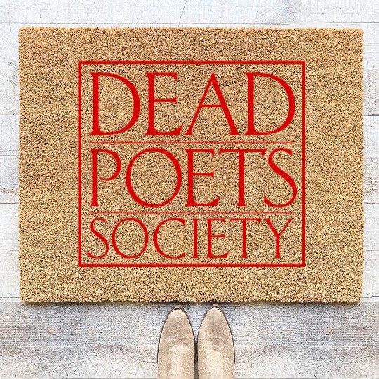 Dead Poets Society Coir Doormats