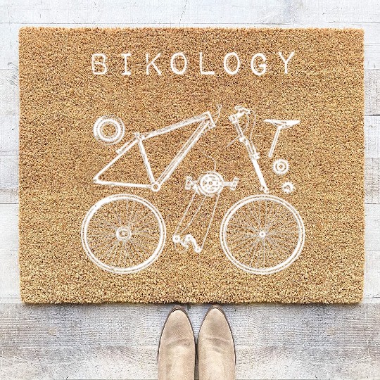 Bikology Bicycle Parts Bicycle Club Gift Cycling Coir Doormats