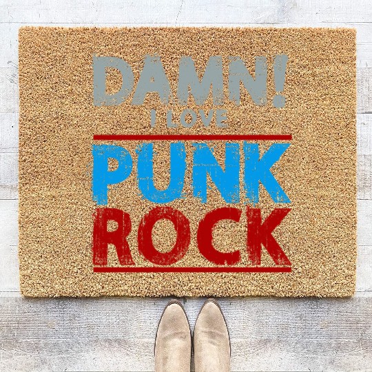 Punk Rock Coir Doormats