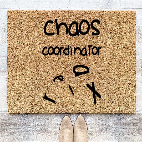 fashion chaos coordinator relax 2reborn Coir Doormats