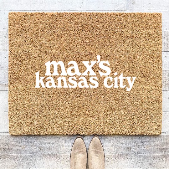 Max s Kansas City Retro American Punk 70s Punk CBG Coir Doormats