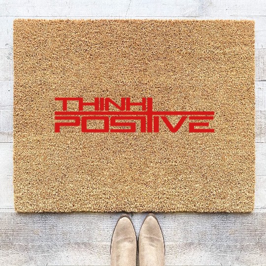 Cross Think Positive Think Cool Stay positive Opti Coir Doormats