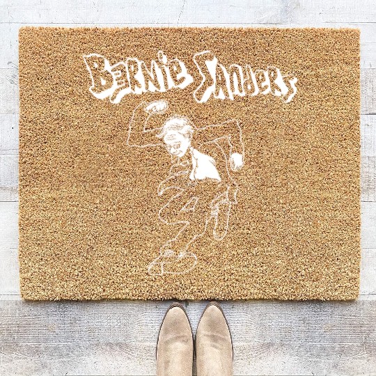 Bernie Sanders Punk Rock Circle Jerks Unisex berni Coir Doormats