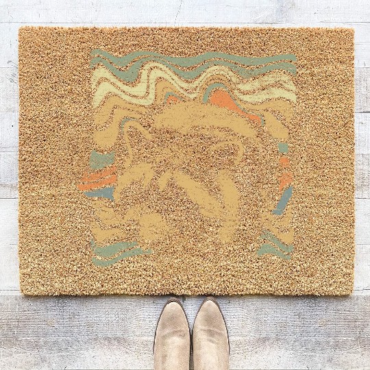 Raccoon Hunting Raccoons Forest Animal Gift Coir Doormats