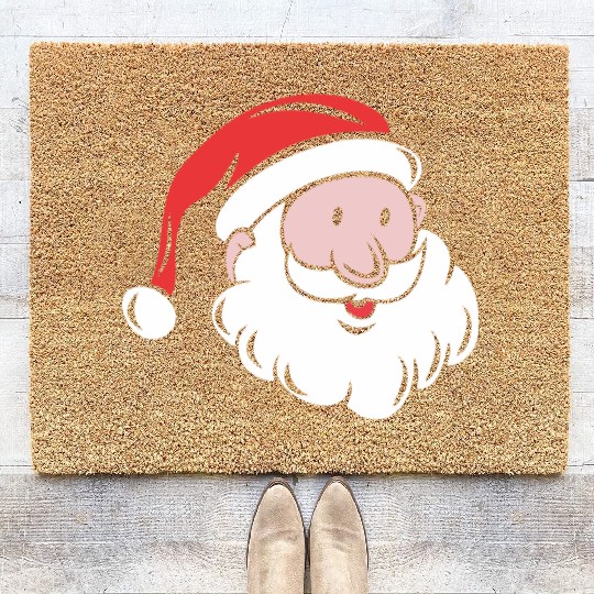 Santa Saint Nicholas Coir Doormats