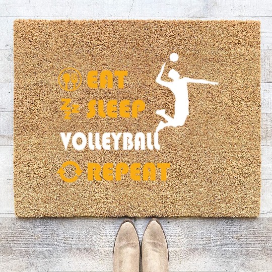 Volleyball - present for men and women Coir Doormats