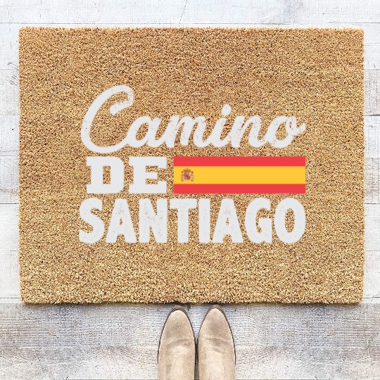 Camino De Santiago Way of Saint James Coir Doormats