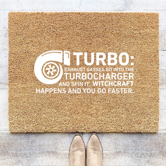 Turbo Witchcraft - Jeremy Clarkson Coir Doormats