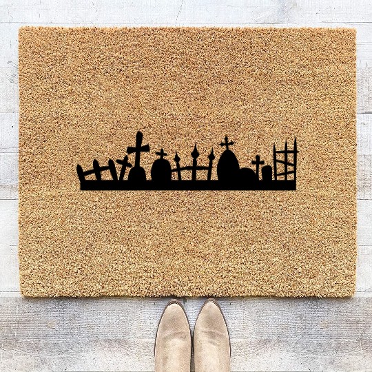 Graveyard Cemetery Coir Doormats