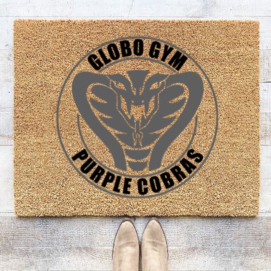Globo Gym Purple Cobras Coir Doormats