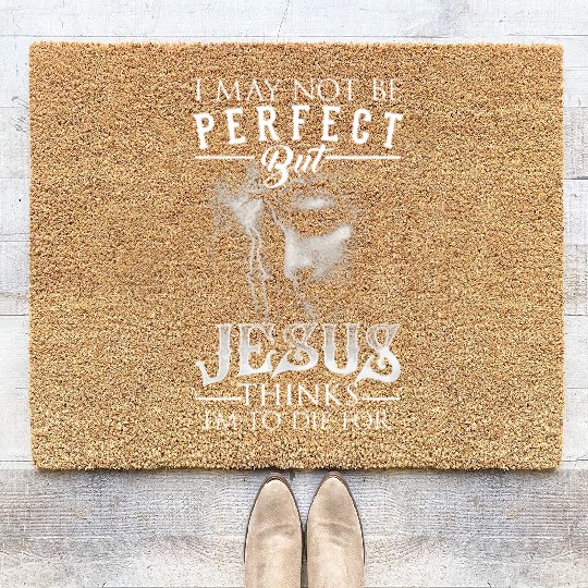 Jesus Christ Funny Church Gift God Bible Religion Coir Doormats