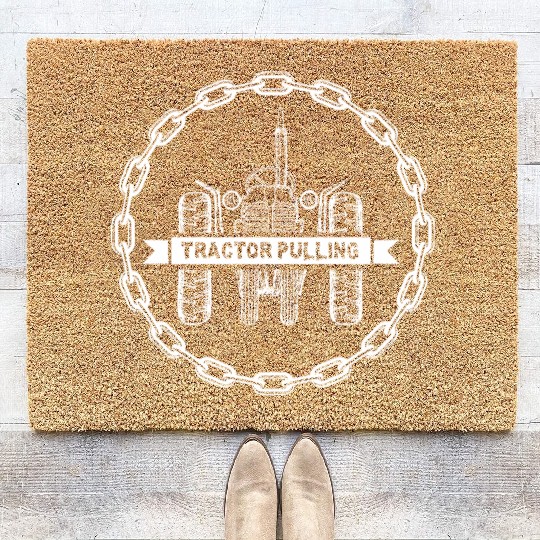 tractor pulling Coir Doormats