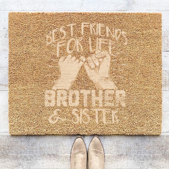 Brother Sister Coir Doormats