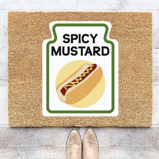 Spicy Mustard Coir Doormats Halloween Costume Funny Party