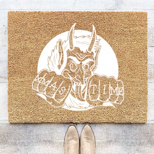 Christmas Krampus Coir Doormats
