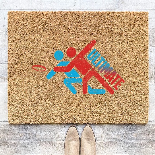 Ultimate Frisbee - Extreme Sports Disc Golf Coir Doormats