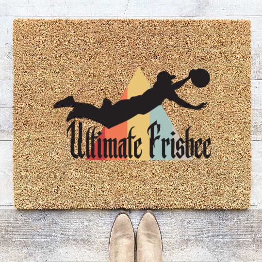 Ultimate Frisbee Layout Coir Doormats