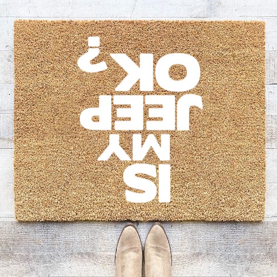 is my jeep ok drive jeep Coir Doormats