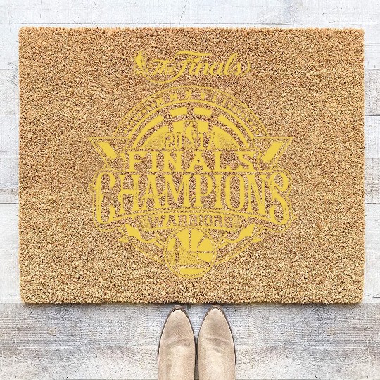 Golden State Warriors Finals Champions 2017 Coir Doormats