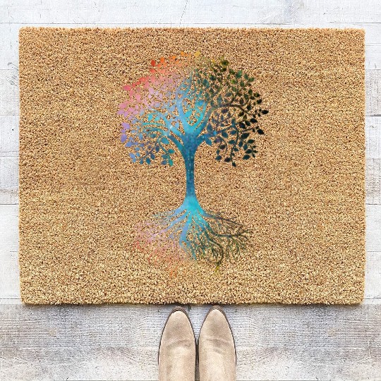 Tree of Life Coir Doormats