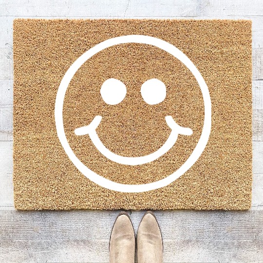Smiley Face Coir Doormats