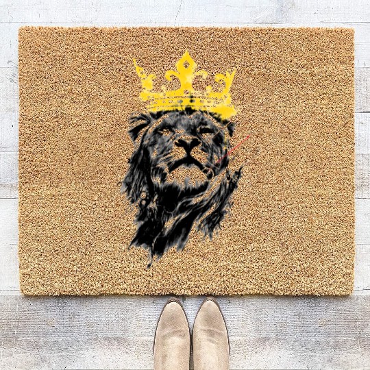 Crown Lion King Coir Doormats