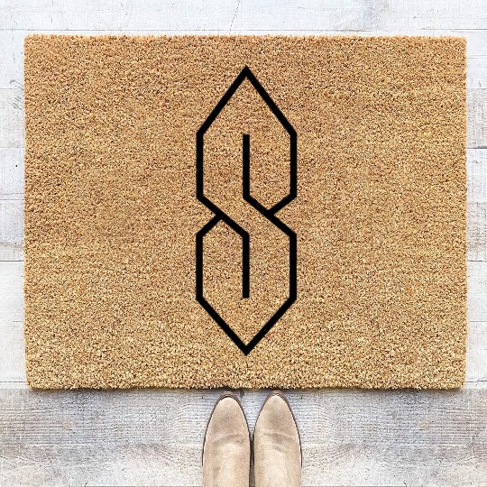 The Cool S, Pointy S or Super S 90s Kids School Coir Doormats