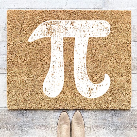 Pi , Pi day, Math,Teacher Coir Doormats