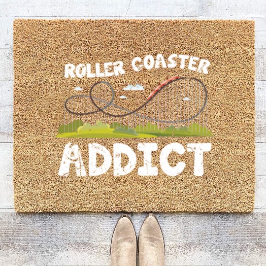 Roller Coaster Addiction Coir Doormats