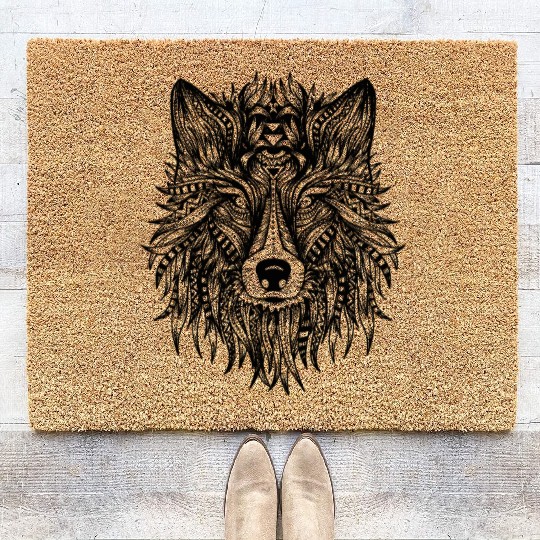 Alpha Wolf Coir Doormats