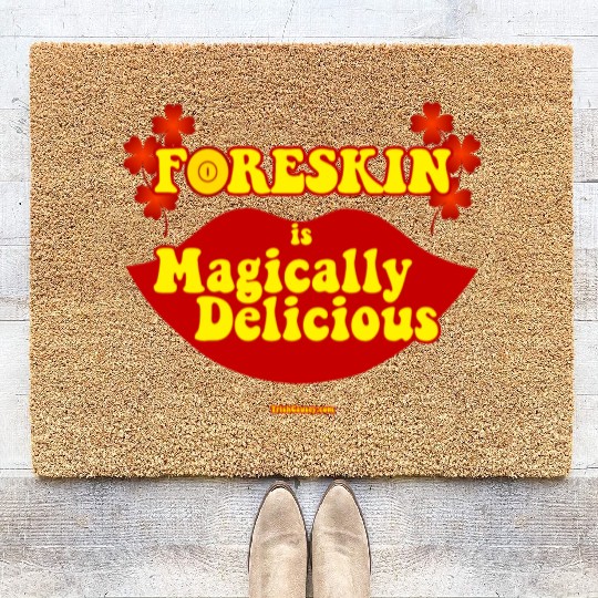 "Magically Delicious" by Trish Causey Coir Doormats