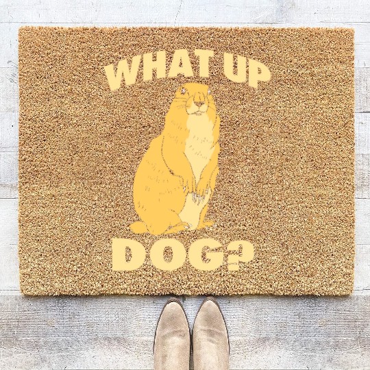 Prairie Dog Groundhog Squirrel Xerini Rodent Coir Doormats