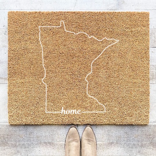 Minnesota State USA Pride Home Coir Doormats