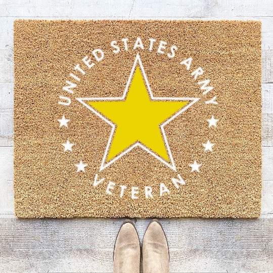 US Army Veteran Coir Doormats