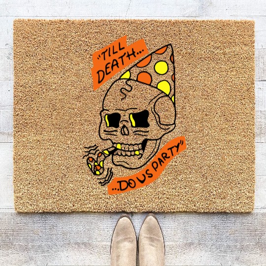 Till Death do us Party Coir Doormats