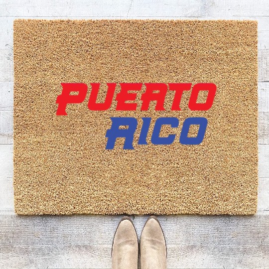 Puerto Rico WBCC World Baseball Classic Jersey Puer Coir Doormats