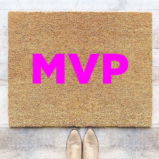 MVP - Pink Coir Doormats