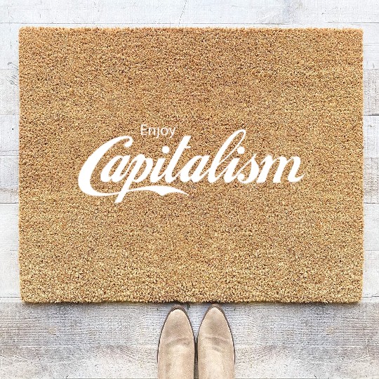 Enjoy Capitalism Coir Doormats