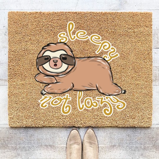 Sloth Animal Coir Doormats