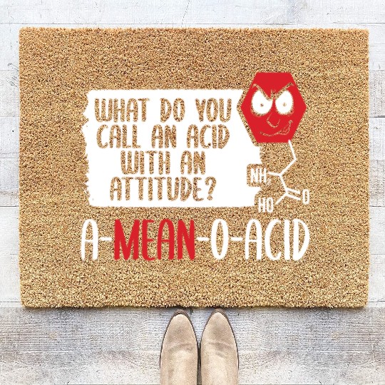 A Mean O Acid, Science Fiction Laboratory Science Coir Doormats