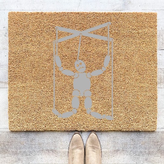 Puppet male sad Coir Doormats