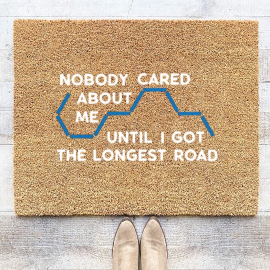The Longest Road - Funny Settlers Board Game Coir Doormats