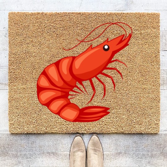 Shrimp Jitsu Mixed Martial Arts Fighter Shrimping Coir Doormats