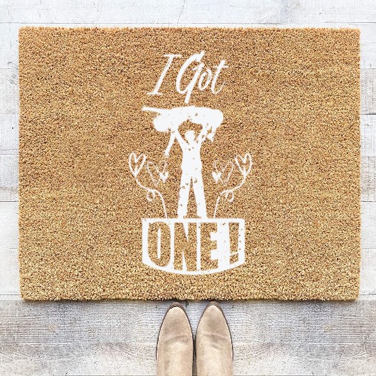 Bachelor Party Engagement Groom and Bride Humor Coir Doormats